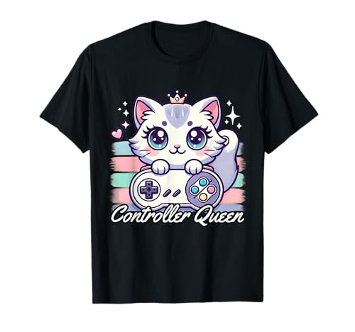 Gamer Girl Cat Gaming Cute Video Game Women Girls T-Shirt Gamer Girl Cat Gaming Cute Video Game Women Girls T-Shirt von Gamer Girl Outfits