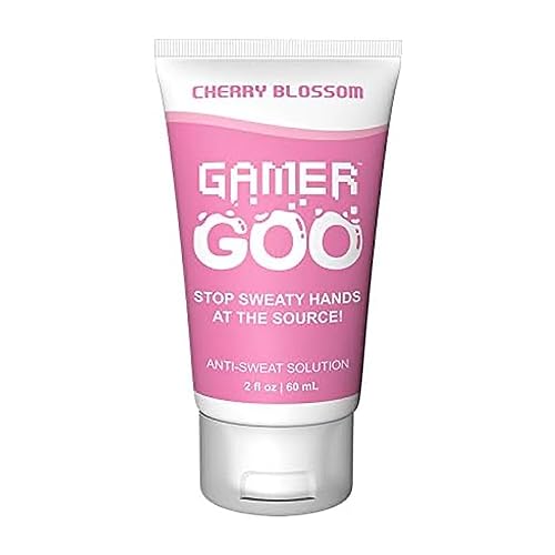 Gamer Goo - Antitranspirant Dry Grip für verschwitzte Hände [Anti Schweiß Handlotion] [Nicht klebrig] [Made in USA] (60 ml) (Kirschblüte) von Gamer Goo
