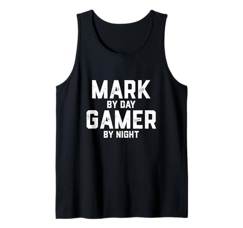 Herren Mark Gamer Halloween Gaming Kostüm Gen Z Millennial Marcus Tank Top von Gamer Life Designs