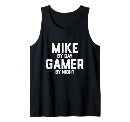 Herren Mike Gamer Halloween Gaming Kostüm Gen Z Millennial Michael Tank Top von Gamer Life Designs