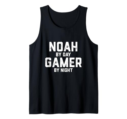 Herren Noah Gamer Halloween Gaming Kostüm Gen Z Millennial Noah Tank Top von Gamer Life Designs