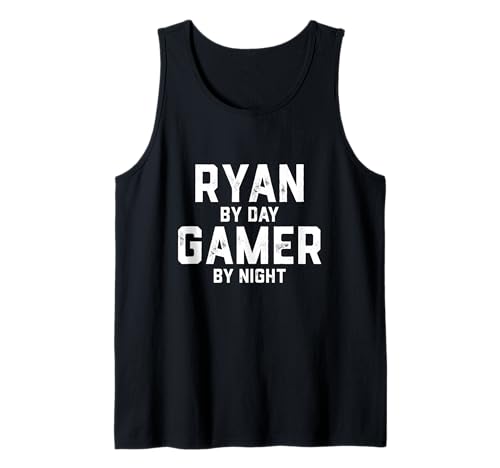 Herren Ryan Gamer Halloween Gaming Kostüm Gen Z Millennial Ryan Tank Top von Gamer Life Designs
