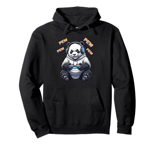 Lustiger Panda Gamer Pew Grafik für Jungen Herren Kinder Teenager Pullover Hoodie Lustiger Panda Gamer Pew Grafik für Jungen Herren Kinder Teenager Pullover Hoodie von Gamer Panda Pew Video Game Graphic Tees
