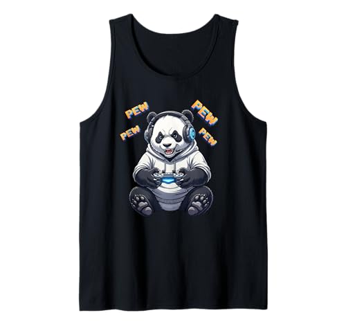 Lustiger Panda Gamer Pew Grafik für Jungen Herren Kinder Teenager Tank Top Lustiger Panda Gamer Pew Grafik für Jungen Herren Kinder Teenager Tank Top von Gamer Panda Pew Video Game Graphic Tees