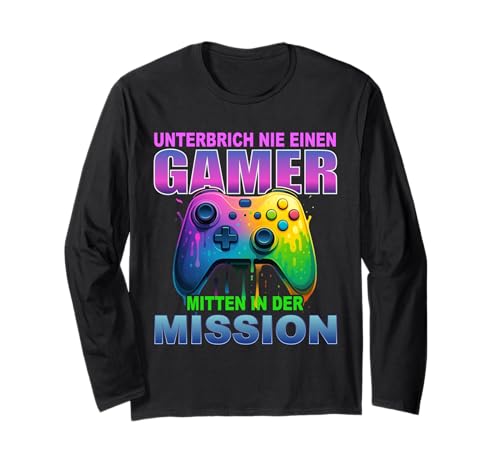 Jungen und Männer Lustiges Gaming Zocker Gamer Langarmshirt Jungen und Männer Lustiges Gaming Zocker Gamer Langarmshirt von Gamer Shirt Jungen Geschenke für Gaming Fans