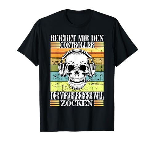 Vorarlberg T-Shirt für Zocker & Gamer Vorarlberger Herren T-Shirt Vorarlberg T-Shirt für Zocker & Gamer Vorarlberger Herren T-Shirt von Gamer Shop für Österreicher