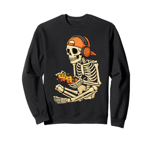 Skelett Gamer Halloween Videospiel Shirt für Jungen & Herren Sweatshirt Skelett Gamer Halloween Videospiel Shirt für Jungen & Herren Sweatshirt von Gamer Skeleton Halloween Shirts & Gifts