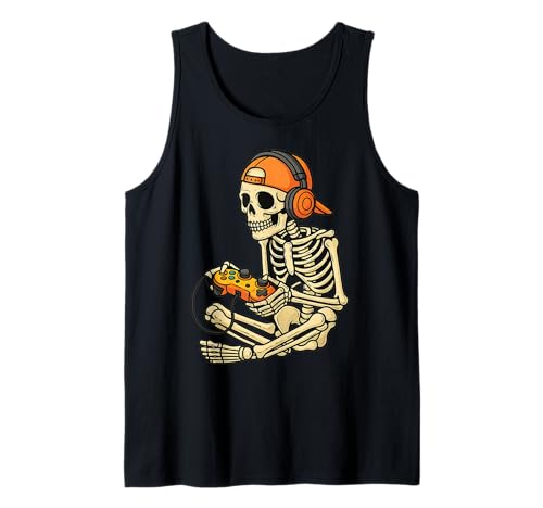 Skelett Gamer Halloween Videospiel Shirt für Jungen & Herren Tank Top Skelett Gamer Halloween Videospiel Shirt für Jungen & Herren Tank Top von Gamer Skeleton Halloween Shirts & Gifts