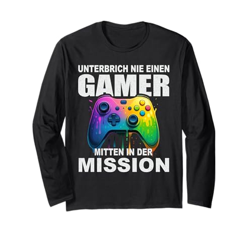 Jungen Männer Lustiges Gaming Gamer Zocker Langarmshirt Jungen Männer Lustiges Gaming Gamer Zocker Langarmshirt von Gamer Spruch Geschenke für Gaming Fans
