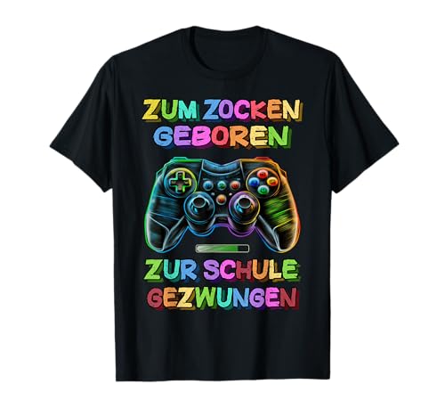 Gamer Zocker T-Shirt von Gamer Spruch Geschenke mit Controller für Zocker - Kind, Unisex, Kurzarm, Schwarz, S, Kleines, Klassische Passform, Casual, Schule Gamer Zocker T-Shirt von Gamer Spruch Geschenke mit Controller für Zocker - Kind, Unisex, Kurzarm, Schwarz, S, Kleines, Klassische Passform, Casual, Schule von Gamer Spruch Geschenke mit Controller für Zocker