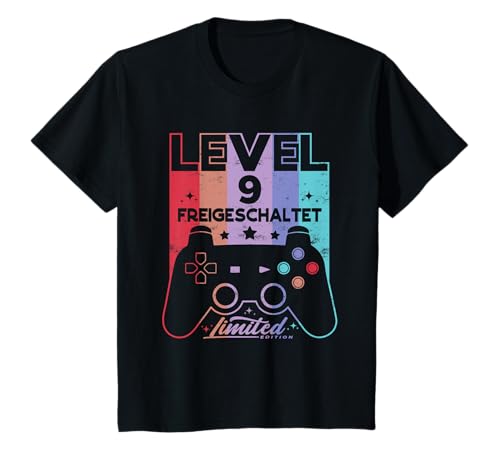 9 Jahre Junge Mädchen Gamer Gaming Controller 9 Geburtstag T-Shirt 9 Jahre Junge Mädchen Gamer Gaming Controller 9 Geburtstag T-Shirt von Gamer T-Shirt Geschenke 9 Geburtstag Junge Mädchen