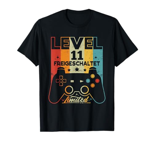 11 Jahre Junge Mädchen Gamer Gaming Controller 11 Geburtstag T-Shirt 11 Jahre Junge Mädchen Gamer Gaming Controller 11 Geburtstag T-Shirt von Gamer T-Shirt Geschenke Geburtstag Junge Mädchen