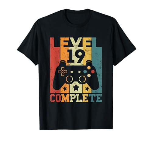 19 Geburtstag Männer Frauen 19 Jahre Gaming Gamer Geschenke T-Shirt 19 Geburtstag Männer Frauen 19 Jahre Gaming Gamer Geschenke T-Shirt von Gamer T-Shirt Geschenke Herren Damen Geburtstag