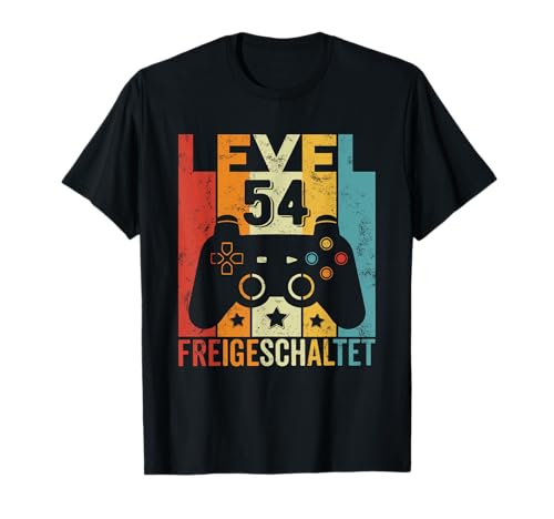 54 Geburtstag Gamer Herren Damen 54 Jahre Vintage Gaming T-Shirt 54 Geburtstag Gamer Herren Damen 54 Jahre Vintage Gaming T-Shirt von Gamer T-Shirt Geschenke Männer Frauen Geburtstag