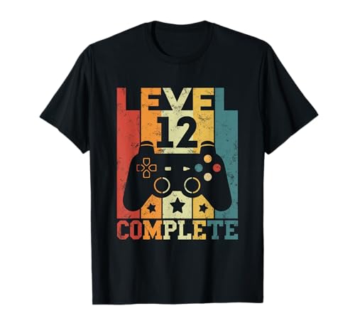 12 Geburtstag Junge Mädchen 12 Jahre Gaming Gamer Geschenke T-Shirt 12 Geburtstag Junge Mädchen 12 Jahre Gaming Gamer Geschenke T-Shirt von Gamer T-Shirts & Geschenke für Kinder Herren Damen