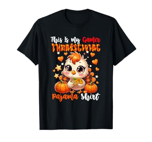 My Gamer Thanksgiving Pajama Shirt Autumn Turkey Lover Kids T-Shirt My Gamer Thanksgiving Pajama Shirt Autumn Turkey Lover Kids T-Shirt von Gamer Thanksgiving Costume