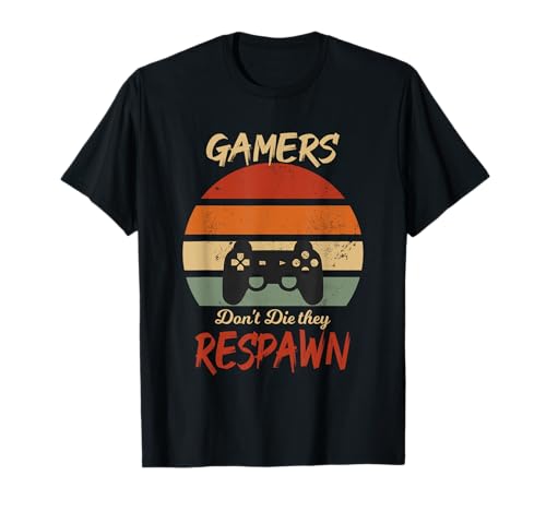 Gamers Dont Die They Respawn lustiges Videospiel-Geschenk für Jungen T-Shirt Gamers Dont Die They Respawn lustiges Videospiel-Geschenk für Jungen T-Shirt von Gamers Dont Die Gaming Gifts