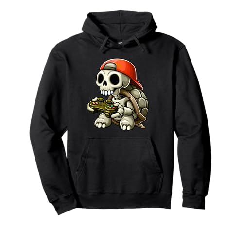 Halloween Skelett Schildkröte Gamer Videospiele Jungen Herren Kinder Pullover Hoodie Halloween Skelett Schildkröte Gamer Videospiele Jungen Herren Kinder Pullover Hoodie von Gamers turtles lovers gifts for Halloween