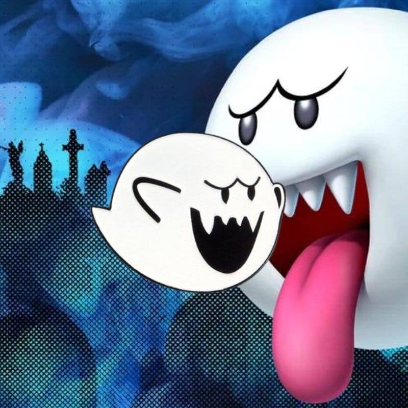 Super Mario Boo Emaille Pin von GamerzShoppingCart