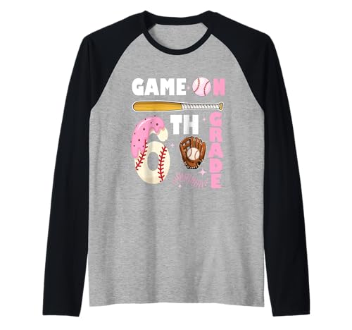 Lustige Spiele auf Baseball Drip Ice Cream der sechsten Klasse für Kinder und Jungen Raglan Lustige Spiele auf Baseball Drip Ice Cream der sechsten Klasse für Kinder und Jungen Raglan von Games On 6th Grade Baseball Lover Back To School