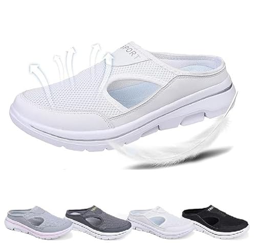 Orthowalkway Herrenschuhe, Orthowalkway Sandalen, Orthowalkway Orthopädische Schuhe, Meaboots for Herren, Elsvia Orthopädische Schuhe(Color:White,Size:10) von Gamfoam