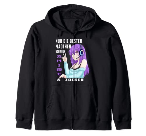 Anime Mädchen zocken Gaming Anime Manga Merch Kapuzenjacke Anime Mädchen zocken Gaming Anime Manga Merch Kapuzenjacke von Gaming Anime Mädchen