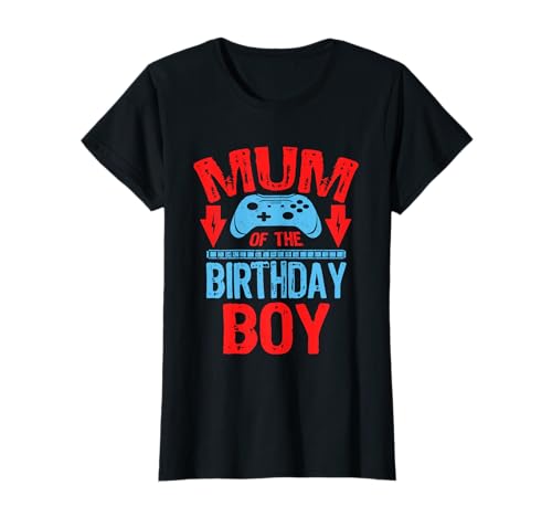 Mama Of The Birthday Boy Gamer Family Matching T-Shirt Mama Of The Birthday Boy Gamer Family Matching T-Shirt von Gaming Birthday Shirts For Family Party Crew