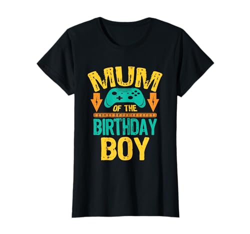 Mama Of The Birthday Boy Gaming Family Matching T-Shirt Mama Of The Birthday Boy Gaming Family Matching T-Shirt von Gaming Birthday Shirts For Family Party Crew