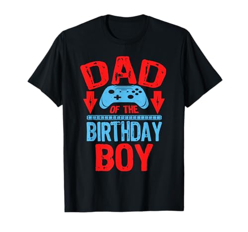 Passendes T-Shirt für die Familie Dad Of The Birthday Boy Gamer T-Shirt Passendes T-Shirt für die Familie Dad Of The Birthday Boy Gamer T-Shirt von Gaming Birthday Shirts For Family Party Crew