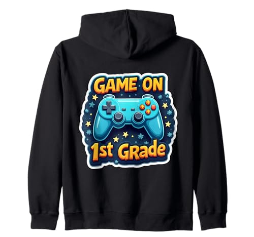 Gaming-Spiel für Jungen auf dem ersten Schulanfang in der 1. Klasse Kapuzenjacke Gaming-Spiel für Jungen auf dem ersten Schulanfang in der 1. Klasse Kapuzenjacke von Gaming Boys Game On 1st Grade Products
