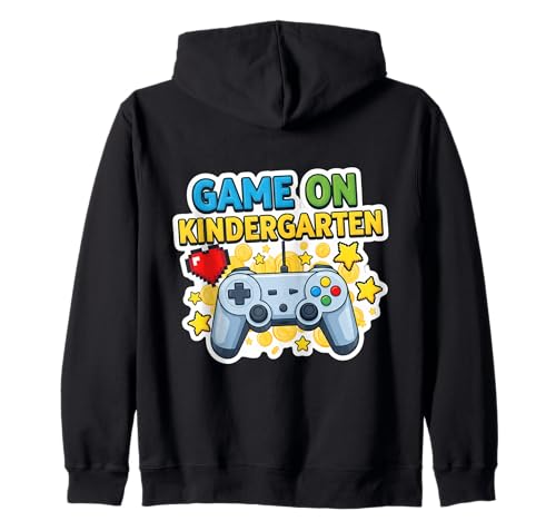 Gaming Jungen Spiel auf Kindergarten New School Year Gamer Kapuzenjacke Gaming Jungen Spiel auf Kindergarten New School Year Gamer Kapuzenjacke von Gaming Boys Game On Kindergarten Products