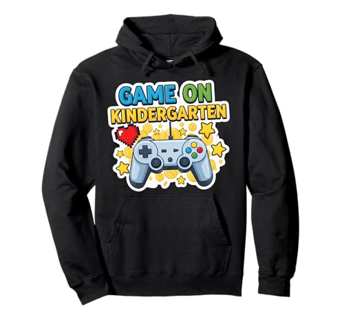 Gaming Jungen Spiel auf Kindergarten New School Year Gamer Pullover Hoodie Gaming Jungen Spiel auf Kindergarten New School Year Gamer Pullover Hoodie von Gaming Boys Game On Kindergarten Products