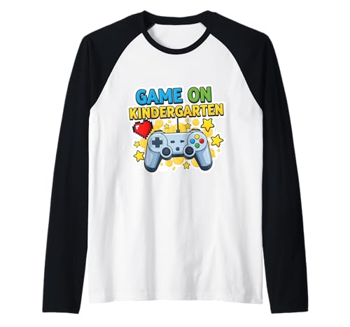Gaming Jungen Spiel auf Kindergarten New School Year Gamer Raglan Gaming Jungen Spiel auf Kindergarten New School Year Gamer Raglan von Gaming Boys Game On Kindergarten Products