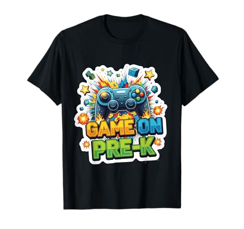 Gaming-Spiel für Jungen vor dem ersten Schuljahr vor dem Kindergarten T-Shirt Gaming-Spiel für Jungen vor dem ersten Schuljahr vor dem Kindergarten T-Shirt von Gaming Boys Game On Pre-K Products
