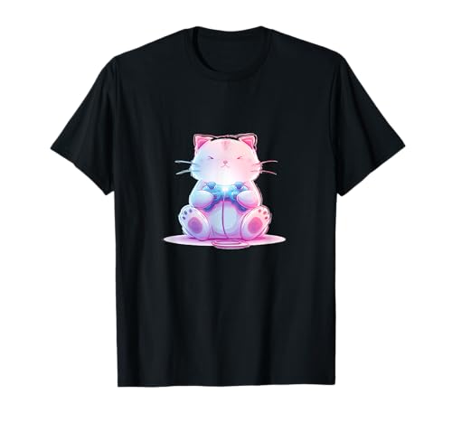 Niedliches Japanisches Gaming-Katzenkostüm für Jungen und Mädchen T-Shirt von Gaming Cat Outfit