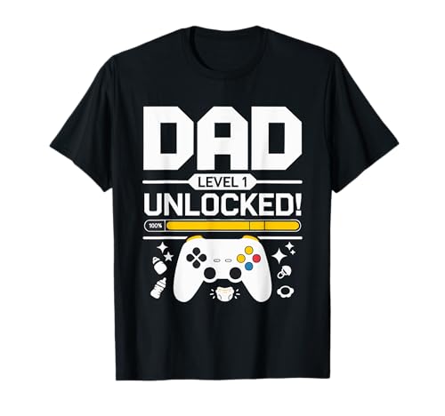 Gamer 1. Vatertag Papa Gaming Männer Erstes Jahr Videospiele T-Shirt Gamer 1. Vatertag Papa Gaming Männer Erstes Jahr Videospiele T-Shirt von Gaming Dad Fathers day New Dad Fatherhood