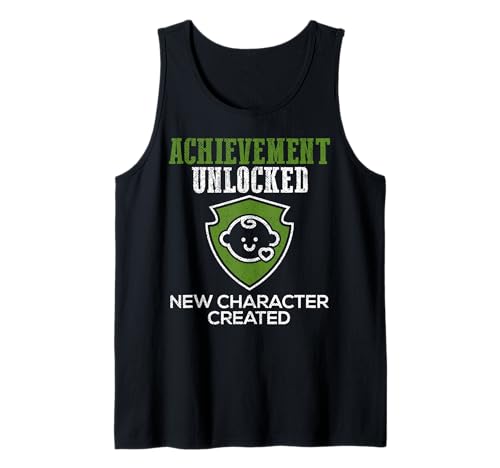 Erfolg Freigeschaltet Lustiger Gamer Eltern Baby Tank Top von Gaming Eltern und Neugeborenen Humor