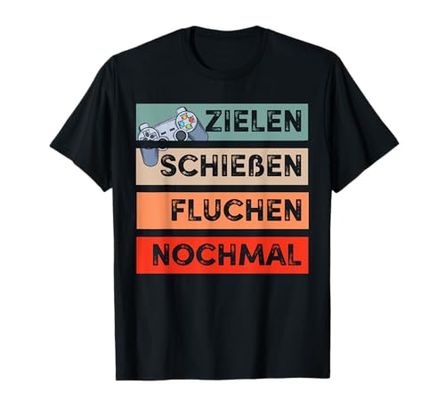 Zocken Tshirt Lustig Herren RPG Gaming Controller Zocker T-Shirt Zocken Tshirt Lustig Herren RPG Gaming Controller Zocker T-Shirt von Gaming Geschenk Junge Retro Gamer Mädchen Zocken