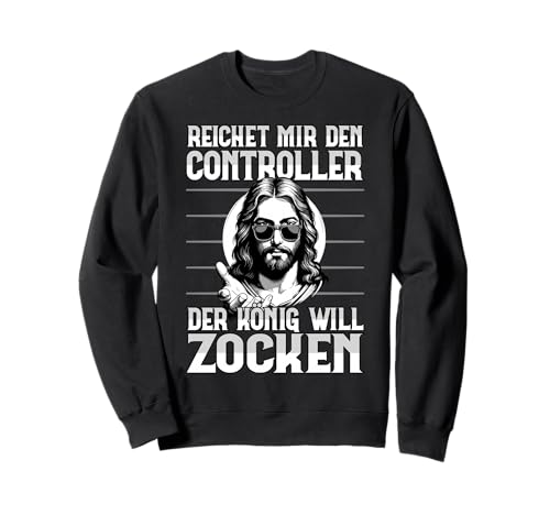 Gamer Gaming Herren, Reichet Mir den Controller, Zocker Sweatshirt Gamer Gaming Herren, Reichet Mir den Controller, Zocker Sweatshirt von Gaming Geschenke Jungen zum Videospiele Zocken