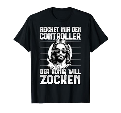 Gamer Gaming Herren, Reichet Mir den Controller, Zocker T-Shirt Gamer Gaming Herren, Reichet Mir den Controller, Zocker T-Shirt von Gaming Geschenke Jungen zum Videospiele Zocken
