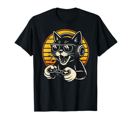 Lustiger Spieler, Gamer, Katze, Kätzchen, Kätzchen, Geschenk für Männer und Frauen T-Shirt Lustiger Spieler, Gamer, Katze, Kätzchen, Kätzchen, Geschenk für Männer und Frauen T-Shirt von Gaming Lover Cat Owner Boys Girls Graphic Design