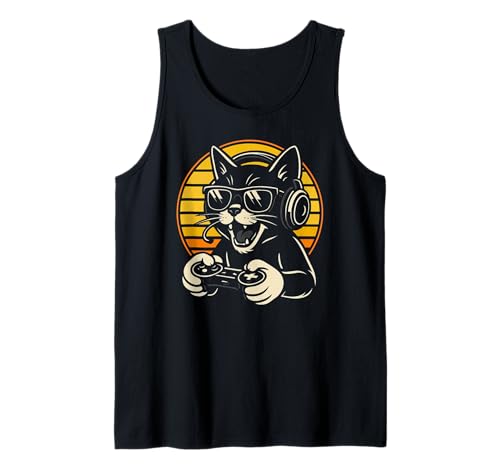 Lustiger Spieler, Gamer, Katze, Kätzchen, Kätzchen, Geschenk für Männer und Frauen Tank Top Lustiger Spieler, Gamer, Katze, Kätzchen, Kätzchen, Geschenk für Männer und Frauen Tank Top von Gaming Lover Cat Owner Boys Girls Graphic Design