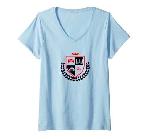 Damen I Love Gaming I Heart Gaming Video Gaming Games Liebhaber T-Shirt mit V-Ausschnitt Damen I Love Gaming I Heart Gaming Video Gaming Games Liebhaber T-Shirt mit V-Ausschnitt von Gaming Lover I Love Gaming Video Gaming Lover