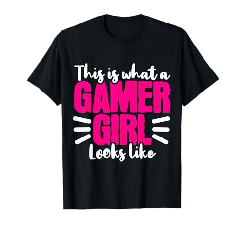 Gamer Girl Gaming Geschenk für Mädchen T-Shirt Gamer Girl Gaming Geschenk für Mädchen T-Shirt von Gaming and Streaming Gifts