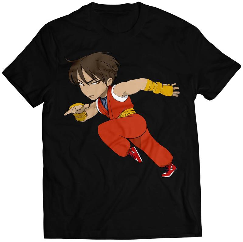 Chibi Guy Ultra Sf4 Premium Unisex T-Shirt | Vektorisiertes Design von GamingTee