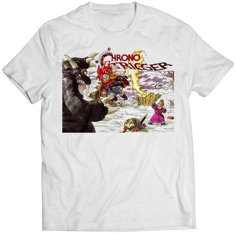 Chr0N0Trigger Snes Cover Premium Unisex T-Shirt | Vektorisiertes Design von GamingTee