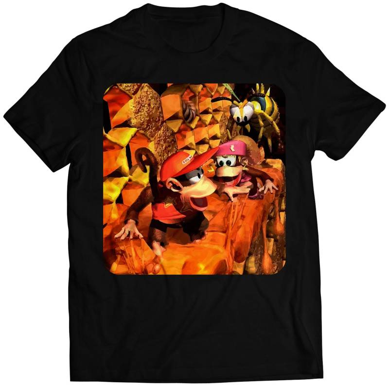 Dkc2 Promo Cover V10 Premium Unisex T-Shirt | Vektorisiertes Design von GamingTee