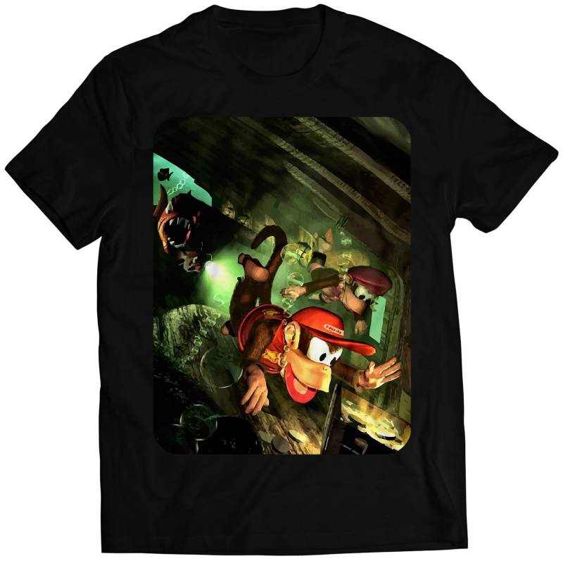 Dkc2 Promo Cover V13 Premium Unisex T-Shirt | Vektorisiertes Design von GamingTee
