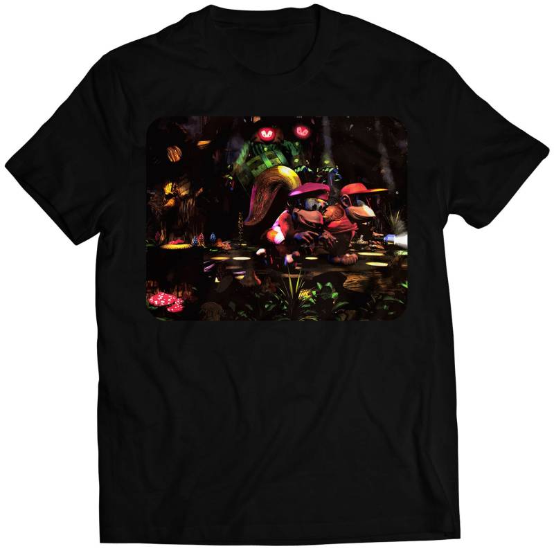 Dkc2 Promo Cover V7 Premium Unisex T-Shirt | Vektorisiertes Design von GamingTee