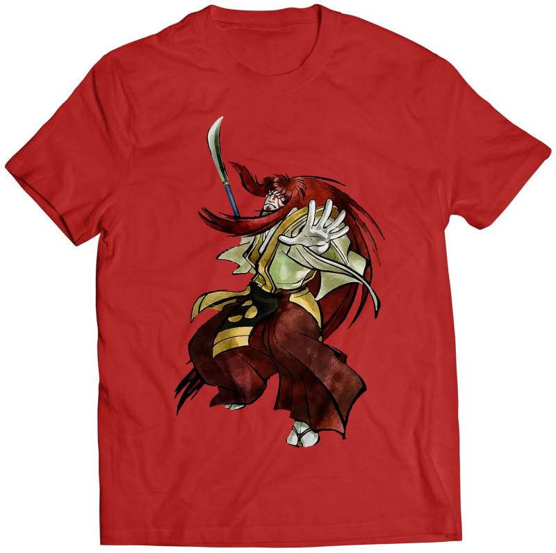 Kyoshiro-Edge Samurai Sen Premium Unisex T-Shirt | Vektorisiertes Design von GamingTee